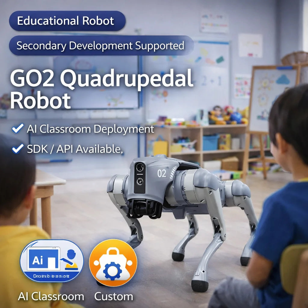 Unitree Go2 AI Quadruped Robot Dog | Autonomous Inspection, Research & Education