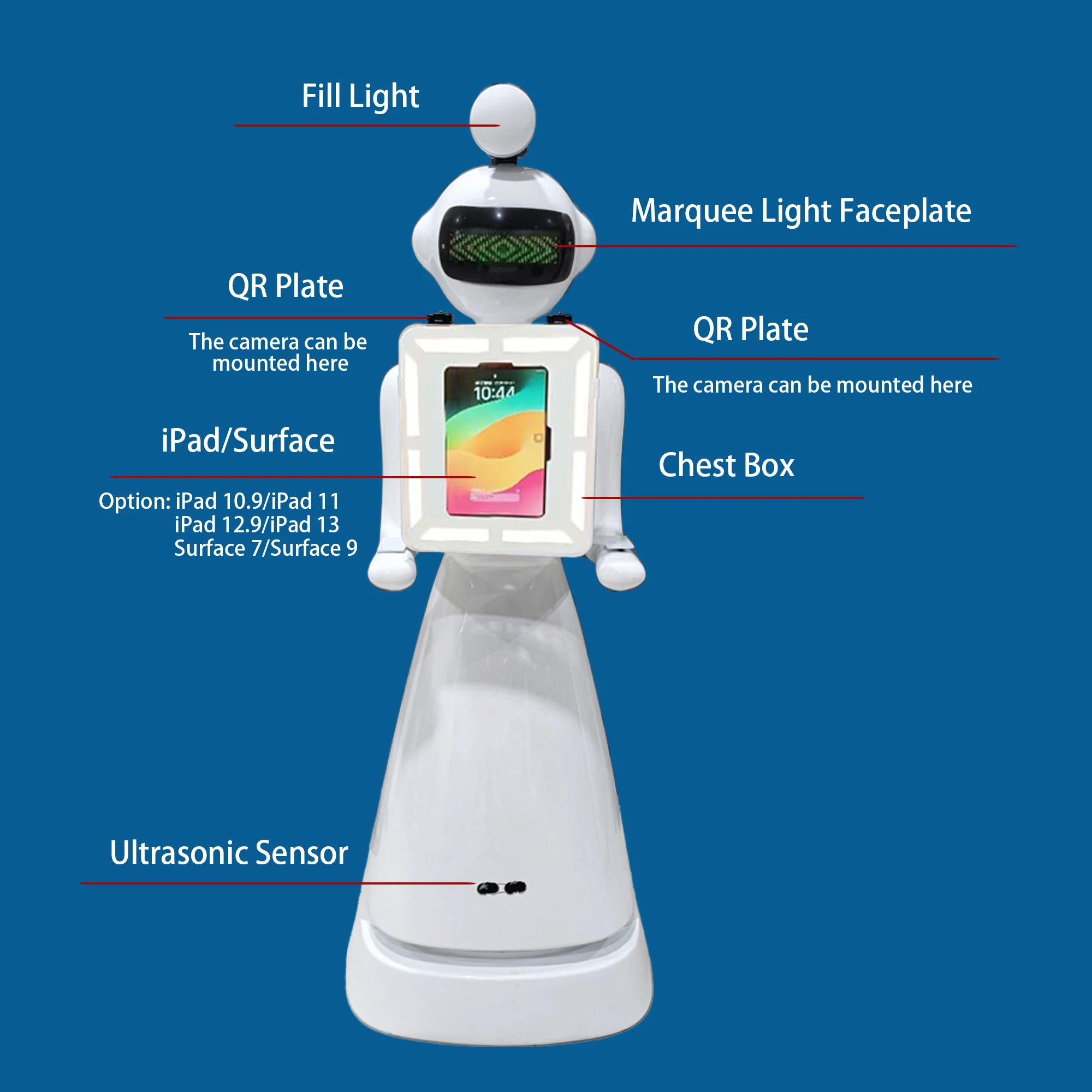 AstraBooth Pro – AI Photo Booth Robot with DSLR Camera & Instant Print