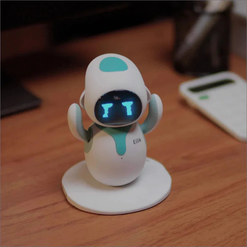 Eilik AI Companion Robot – Interactive Emotional Desktop Robot with Touch & Voice Response