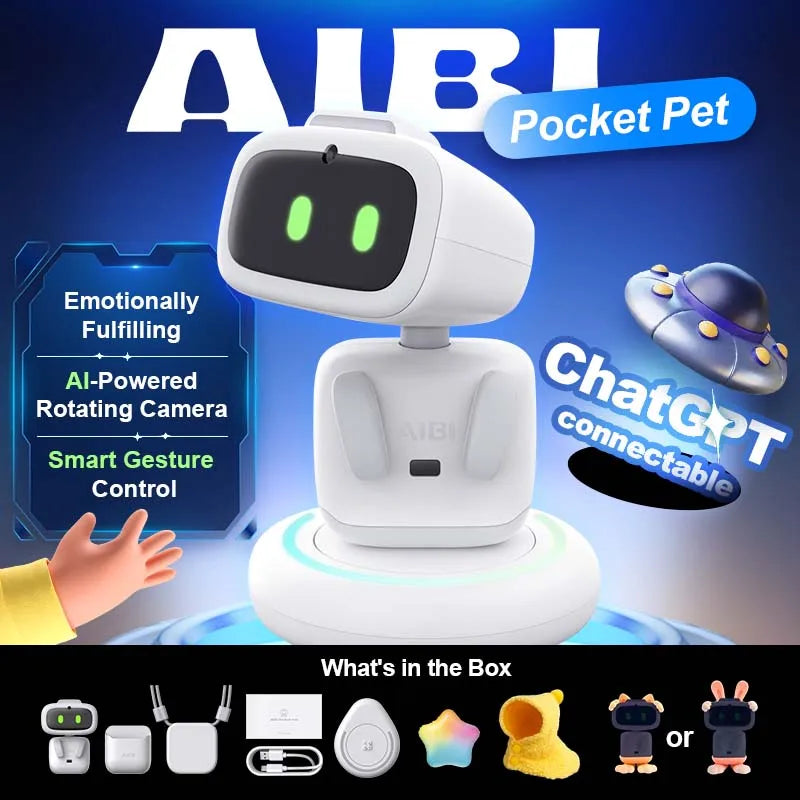 AIBI Pocket AI Robot with ChatGPT – Intelligent Voice Companion