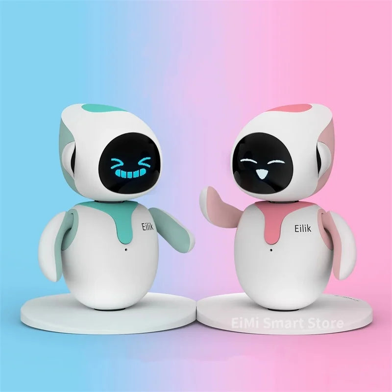 Eilik AI Companion Robot – Interactive Emotional Desktop Robot with Touch & Voice Response
